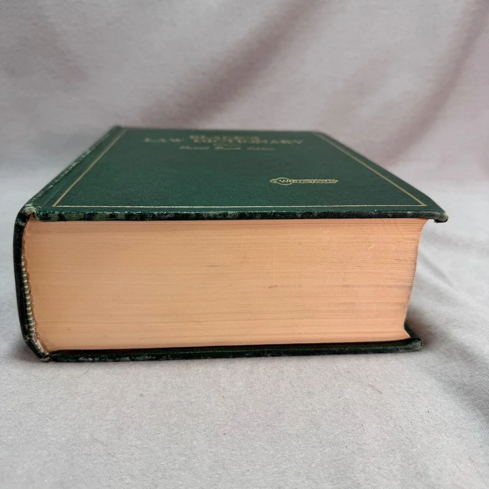 Black's Law Dictionary Revised 4th Edition 1968 HC West Henry Campbell Black